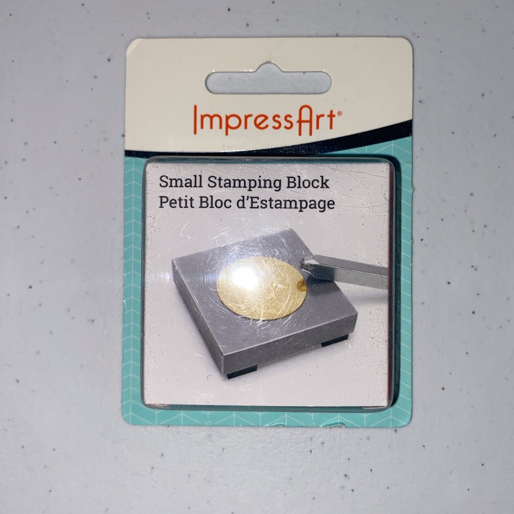 imPRESS Gold and Gray Stamping Block